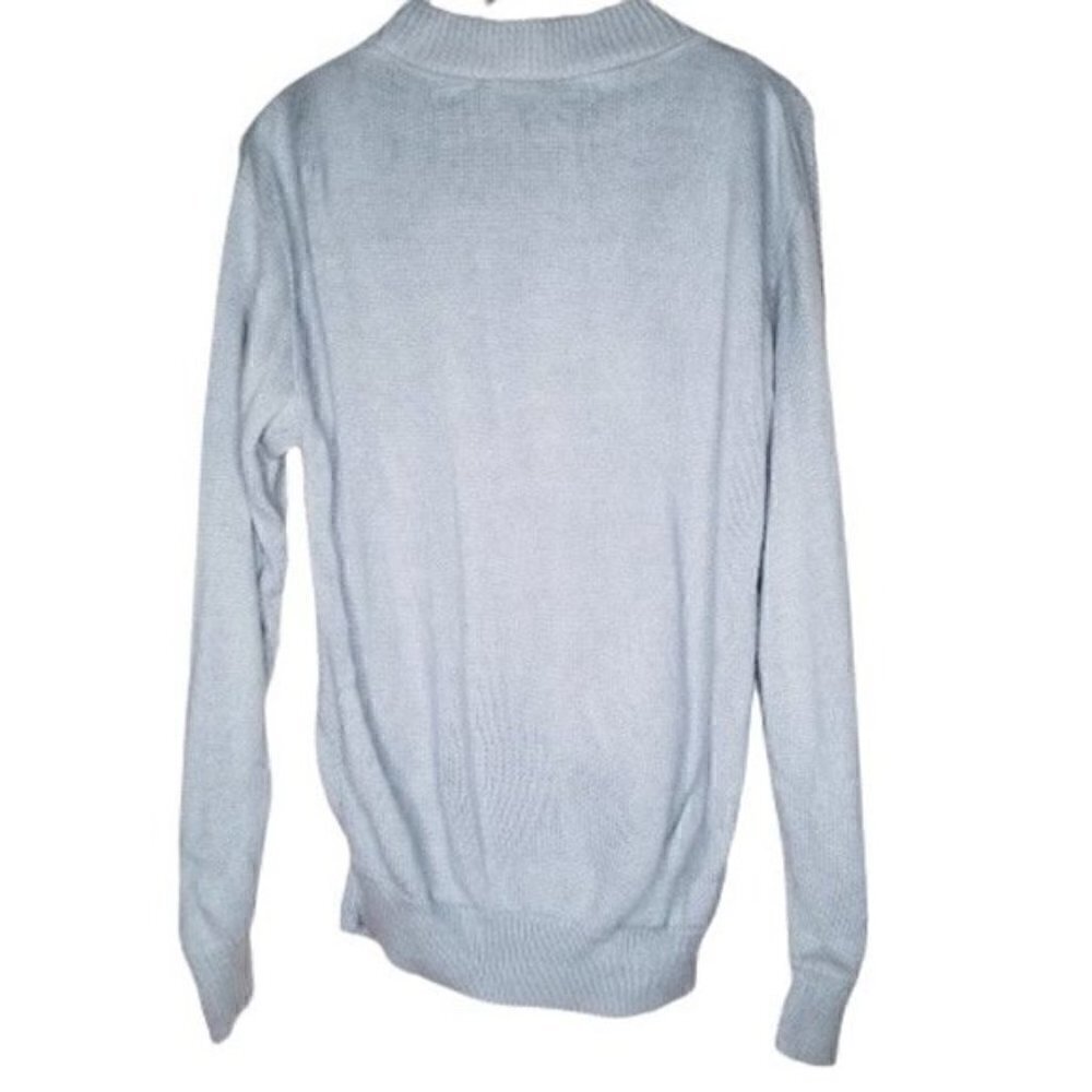 Vintage HABAND for Her Grey Mock Neck Sweater